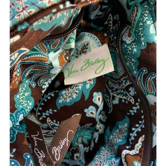 Vera Bradley Java Blue Floral Crossbody Hipster Purse - Picture 7 of 7